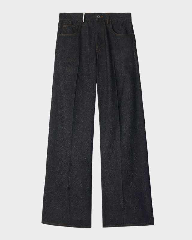 Mid-Rise Wide-Leg Jeans